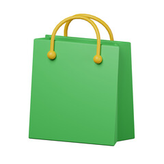 green shopping bag