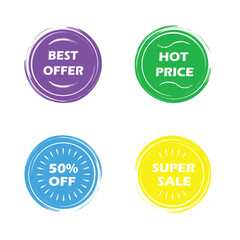 Sale and special sale tag, price tags, Sales Label, Vector illustration. Sale, best offer and price tags design eps