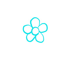 hole in the paper glitter splash blue icon decoration star circle half curcel flower hashtag water bubble drops