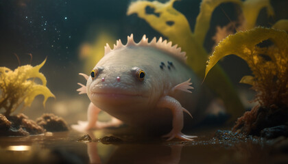 fish swimming in aquarium