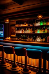 A sophisticated Manhattan with amber hues in a chilled glass, garnished with a cherry and orange twist.