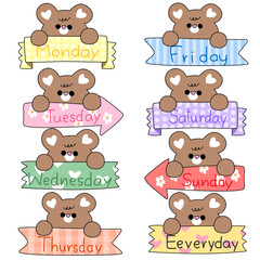 cute set fashion patch badges for sticker , postcard , invitation . vector illustration for kids