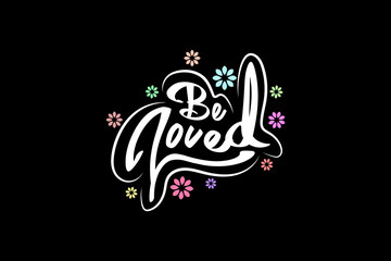 Calligraphy graphic design for t shirt and prints