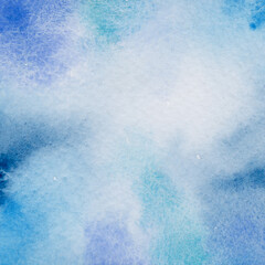 Abstract hand drawn watercolor. Colorful splashing in the paper. It is wet texture background with paint brushes. Picture for creative wallpaper or design art work. Pastel colors tone.