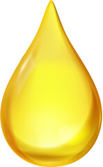 3D Oil drop flowing liquid texture, Gold honey, syrup  illustration