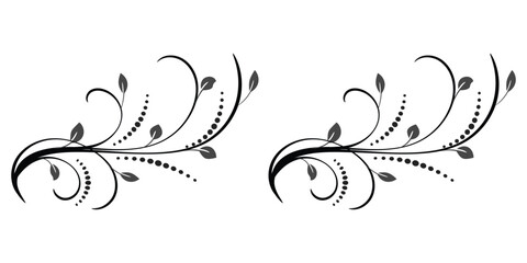 Beautiful floral ornaments vector, illustration, art work.
