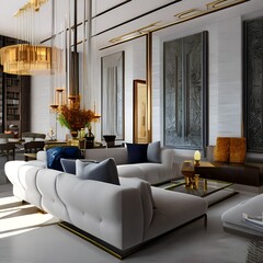 A modern and stylish living room1, Generative AI