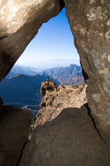 Awesome view from Roque Nublo, Gran Canaria, Spain