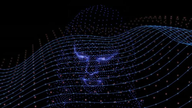 A fantastic conversation of the Universe with us in the form of a beautiful futuristic girl. 
