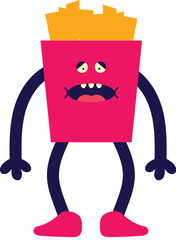 French Fries Vector Illustration