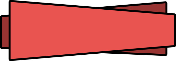Fototapeta premium Cute Label Nametag Banner