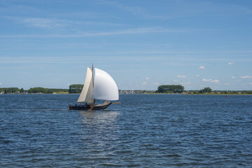 sailing on the lake