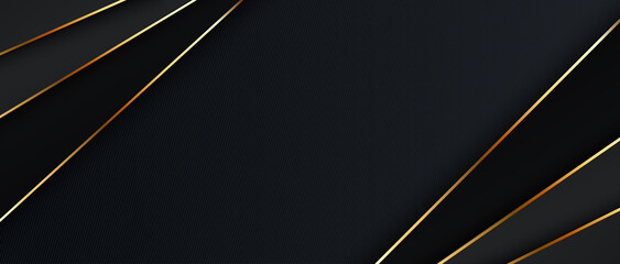 Abstract luxury gold black background with golden lines . Luxury and elegant design.