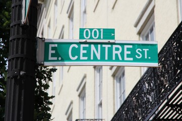 Obraz premium Centre Street in Baltimore MD
