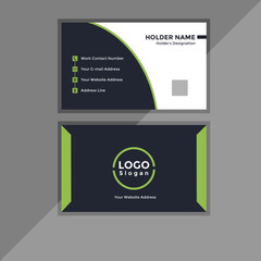 creative and modern business card template.double sided business card template. Corporate Business Card Layout with Blue Accents. professional business card template
