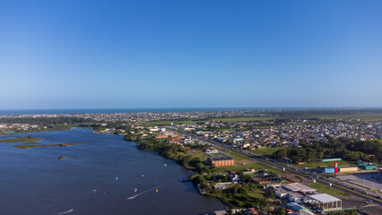 view of the coast of the country