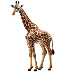 giraffe isolate on background