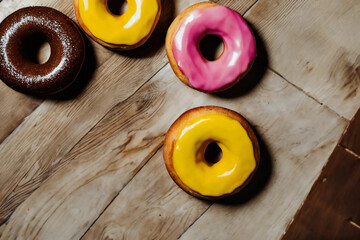 オシャレなドーナツ、おいしそうなドーナッツ、カフェ