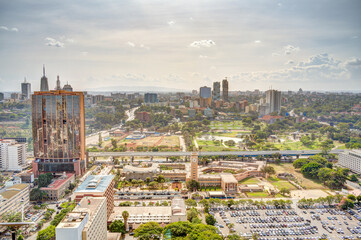 Nairobi Landmarks, Kenya - obrazy, fototapety, plakaty