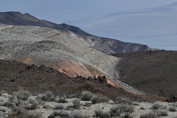 Exposed geology at Red Rock Canyon California.
