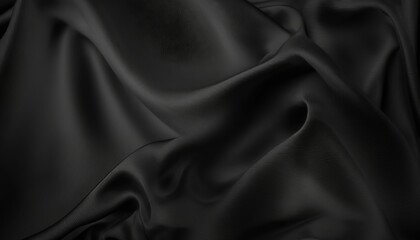 background of developing black fabric