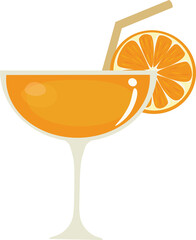 Cartoon juice illustration, Transparent background