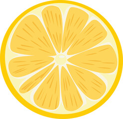 Cartoon lemon illustration, Transparent background