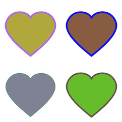 seamless pattern with hearts