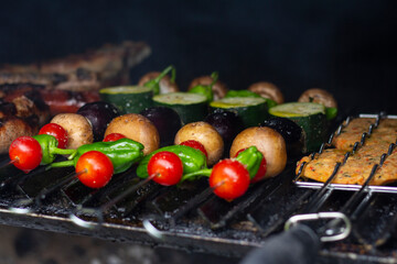 grilled vegetable skewers