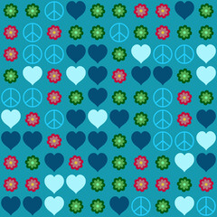 3D illustration of a seamless background Retro Design