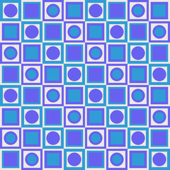 Fototapeta na wymiar 3D illustration of a seamless Retro pattern