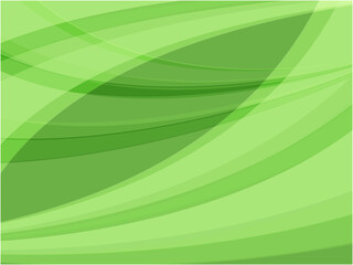 美しいウェーブの波形背景素材／ライトグリーン2