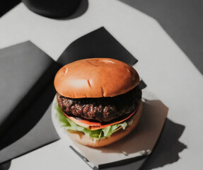 おいしそうなハンバーガー