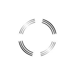 Circle vector logo template design . Circle icon