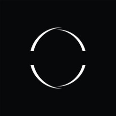 Circle vector logo template design . logo circle curve