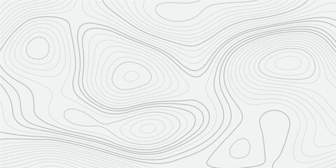 Topographic contours map background. Topography geographic lines background. White paper curved reliefs background. 