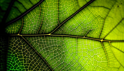 green leaf texture. Ai Generated