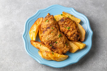 Turkish style meatballs ( Turkish name; Kadin Budu Köfte )