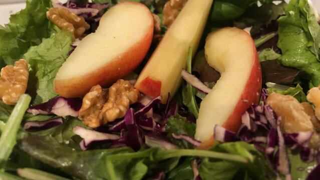 Apple and walnut salad
