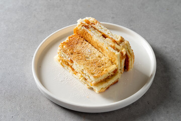 Korean food dish Kaya Toast