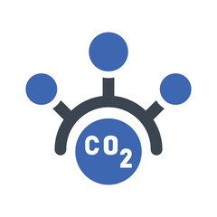 Carbon dioxide icon