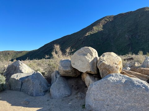 rocks in the mountains
