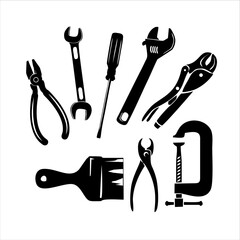 Set of tools for repair  - worker