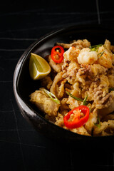 fish with vegetables