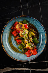 grilled chicken with vegetables