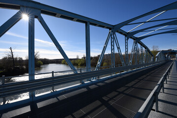 Simeonovgrad Iron Bridge Maritza river Bulgaria