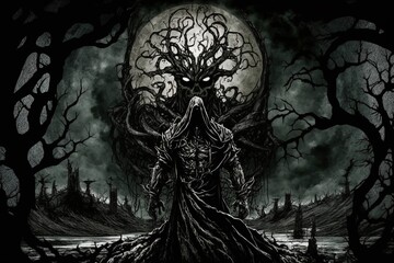 Sinister Obscurity of the Axis Mundi : Terror Unleashed by Sinister Dementors Generative AI