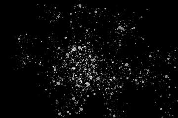 Obraz premium black and white explosion