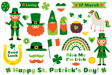 Fototapeta premium St. Patrick's Day vector clip art