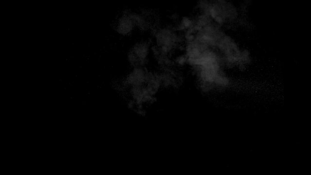 smoke , vapor , fog - realistic smoke cloud best for using in composition, 4k, use screen mode for blending, ice smoke cloud, fire smoke, ascending vapor steam over black background - floating fog